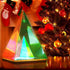 Acrylic Prism Desk Lamp – Pyramid-Shaped LED Light for Home & Office