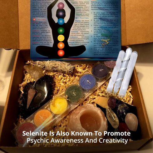 Selenite Wand & Spiral Wand - 3 Pcs | HIMALAYAN GLOW