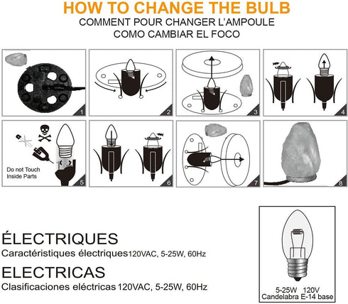 Himalayan Crystal Salt Lamp 5-7 Lbs | HIMALAYAN GLOW