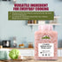 Himalayan Chef Coarse Grain Pink Salt – 5 lb Plastic Jar | Pure, Natural & Kosher Cooking Salt