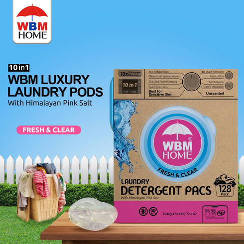 WBM Laundry Detergent Pods | Luxury Fresh & Clear Scent