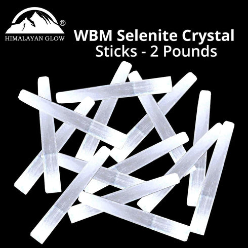 Selenite Crystal Sticks 2 lbs | HIMALAYAN GLOW