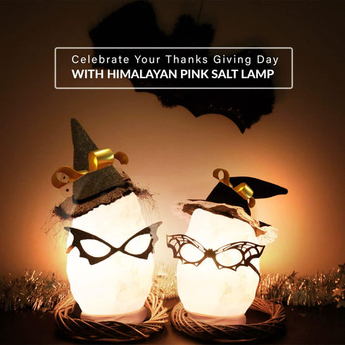 Himalayan Glow White Salt Crystal Lamp, 5-7 LBS