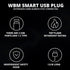 WBM Smart USB Plug Extension Cord, 3 AC, 2 USB Sockets & C-Type