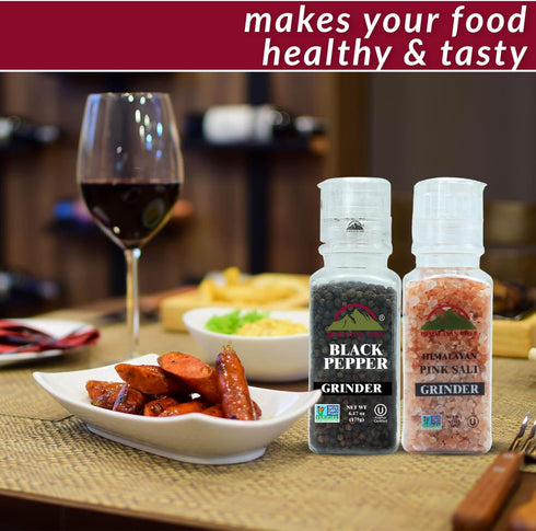 Salt and Pepper Square Grinder Set | HIMALAYAN CHEF