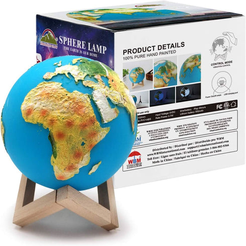 3D Earth Lamp | HIMALAYAN GLOW