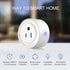 Smart Plug - Mini Wi-Fi Outlet, Works with Alexa & Google Home, Remote Control & Timer
