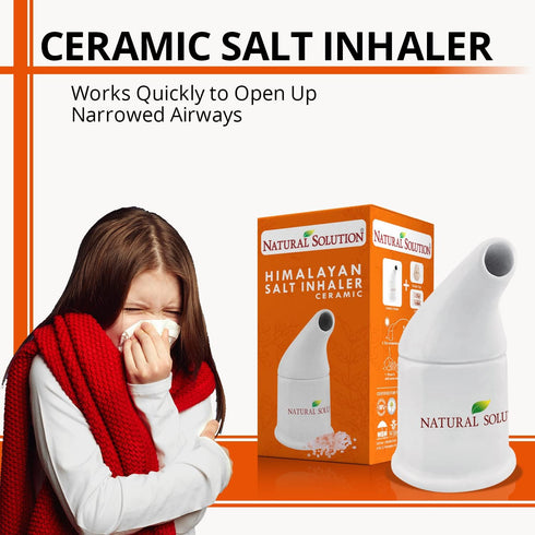 Natural Solution Ceramic Pink Salt Inhaler