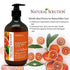 Natural Solution Himalayan Pink Salt Liquid Hand Soap with Blood Orange – Moisturizing & Refreshing, 14 oz