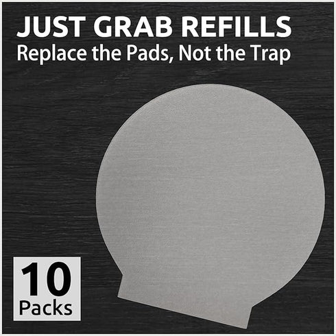 WBM Smart Flying Insect Trap Refill – 10-Pack Glue Cards for Indoor Pest Control