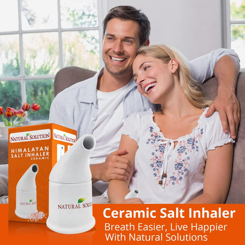 Natural Solution Ceramic Pink Salt Inhaler