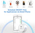 Smart Plug - Mini Wi-Fi Outlet, Works with Alexa & Google Home, Remote Control & Timer