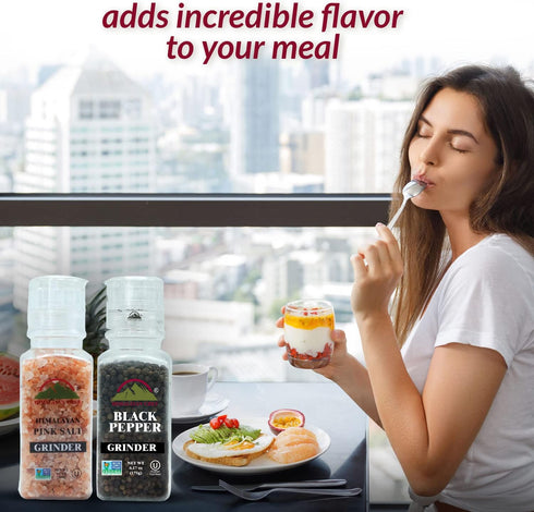 Salt and Pepper Square Grinder Set | HIMALAYAN CHEF