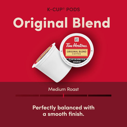 Tim Hortons Coffee Original Blend K-Cup Pod - 110-count