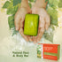Himalayan Pink Salt Body Soap Bar with Olive Oil & Green Tea - Moisturizing Gentle Cleanser for All Skin Types