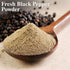 Himalayan Chef Black Pepper Curve Plastic Grinder, 175g – Freshly Ground Premium Pepper for Cooking & Seasoning