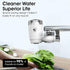 WBM Home Faucet Water Filter – Lead Reduction & Taste Improvement, BPA-Free Purifier, Single Pack