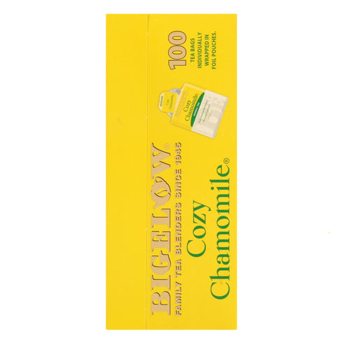 Bigelow Cozy Chamomile, Caffeine Free Herbal Tea, Tea Bags, 100 ct.