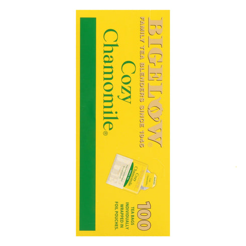 Bigelow Cozy Chamomile, Caffeine Free Herbal Tea, Tea Bags, 100 ct.