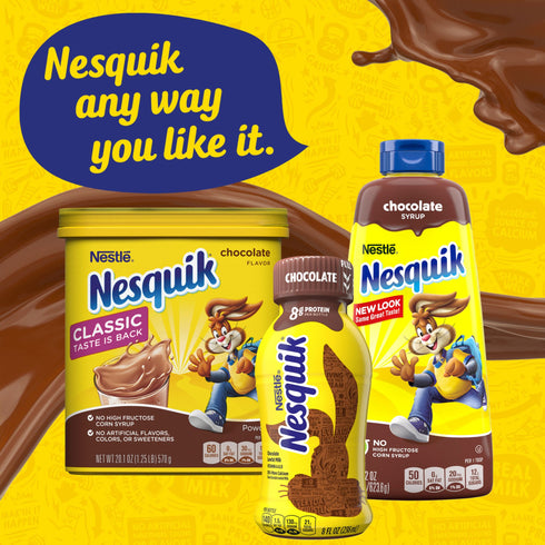 Nesquik Strawberry Flavored Lowfat Milk Ready To Drink, 15 ct./8 oz.
