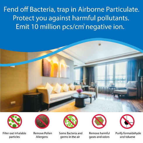 HEPA Air Purifier with Bluetooth Speaker - White | WBM SMART