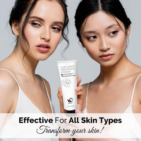 WBM BEAUTY Facial Cleanser with Amino Acid - 4.2 fl oz/120 ml