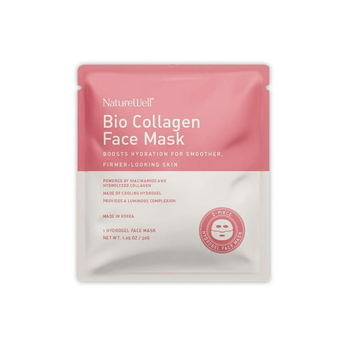 NatureWell Bio Collagen 2-Piece Hydrogel Sheet Face Masks, 8 pk.