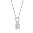 0.23 CT Round Cut Diamond Pendant Necklace in 14K Gold