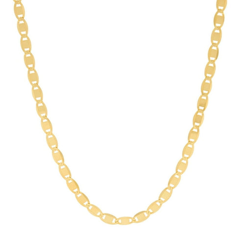 Valentino Chain Necklace in Solid 14K Gold