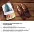 WBM Shoe Cream with Sponge, Protects & Shines Leather, 3 Color Kit Black Brown Neutral