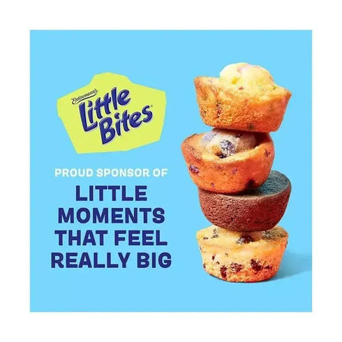 Little Bites Chocolate Chip Muffins, 1.65 oz., 20 Pack - Soft, Moist Mini Muffins with Rich Chocolate Chips, Perfect for Snacking, Lunchboxes, or Parties