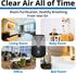 HEPA Air Purifier with Bluetooth Speaker - Black | WBM SMART