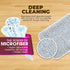 WBM Home Microfiber Mop Floor Cleaning System – Lightweight Mop with Washable Pads