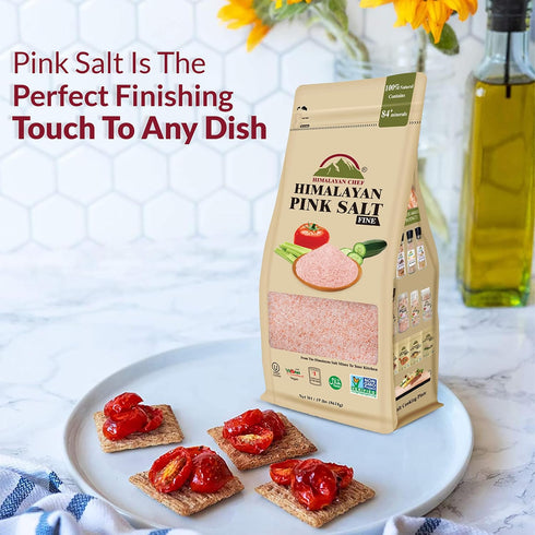 Himalayan Chef Fine Pink Salt – 19 lb Bag of Pure Natural Salt for Cooking & Seasoning