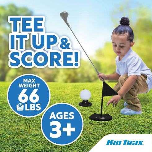 Kid Trax 12V Golf Cart Ride-On with Golf Accessories