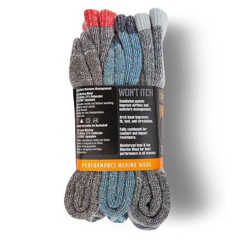 Omniwool 3-Pack Wool Tech Hiking Sock