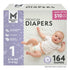 Member's Mark Premium Baby Diapers, Sizes 1 - 7