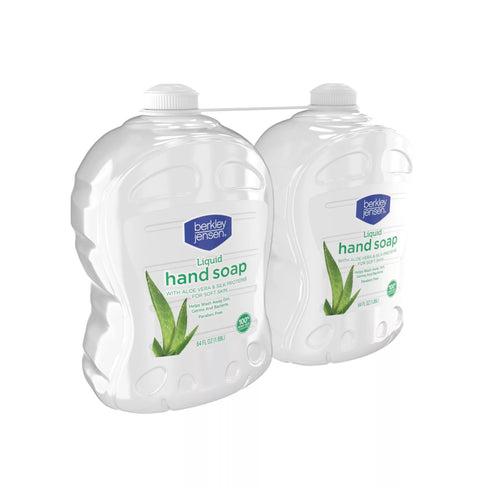Berkley Jensen Liquid Hand Soap with Aloe Vera, 2 pk./64 oz.