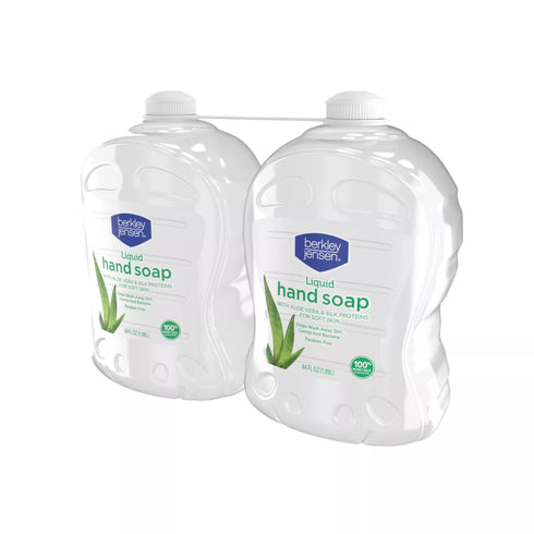 Berkley Jensen Liquid Hand Soap with Aloe Vera, 2 pk./64 oz.