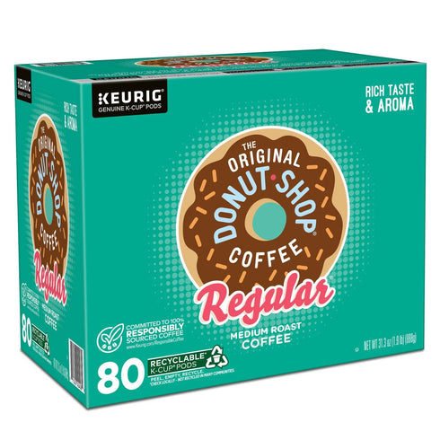 The Original Donut Shop Coffee K-Cup Pod, 80-count