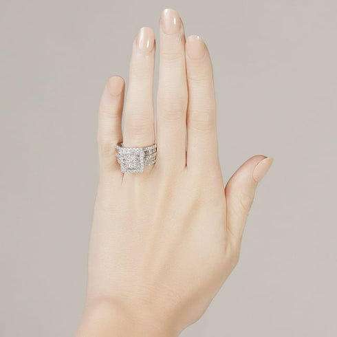 3.0 Carat Total Weight Diamond Ring in 14K Gold