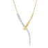 1.00 CT Diamond Pendant Necklace in 14K Two-Tone Gold