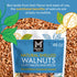 Walnut Halves, 3 lbs - Nutritious, Heart-Healthy Snack with Rich, Nutty Flavor, Perfect for Baking, Cooking, Salads, and Snacking, Kosher, Resealable Bag for Freshness