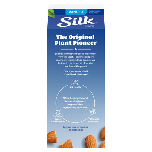 Silk Vanilla Almond Milk, 2 pk./64 oz.