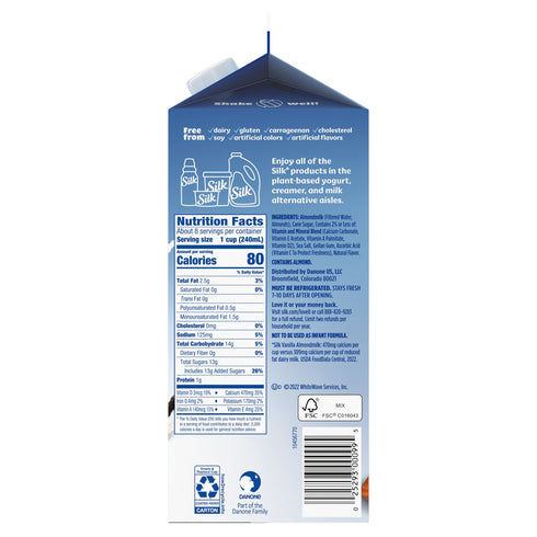 Silk Vanilla Almond Milk, 2 pk./64 oz.