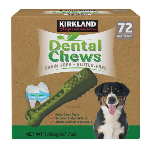 Kirkland Signature Dental Chews for Dogs, 72-Count – Daily Oral Care & Fresh Breath Treats