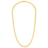 Beveled Mariner Chain Link Necklace in Solid 14K Gold