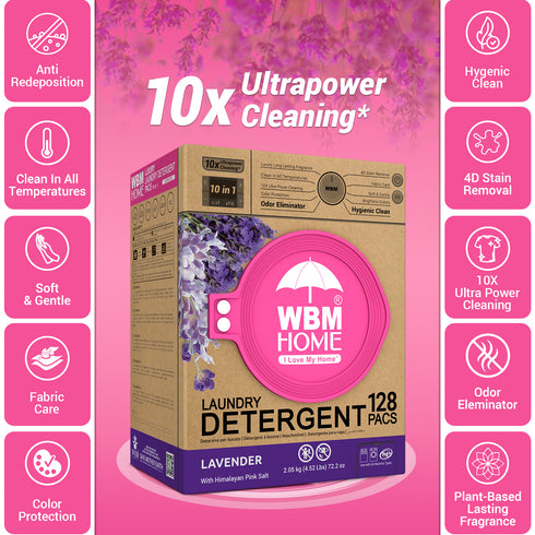 WBM Laundry Detergent Pods | Luxury Lavender Scent