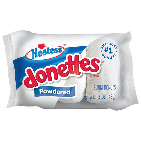 Hostess Donettes Variety Pack Donuts, Snack Size, 1.5 oz - 16 Pack