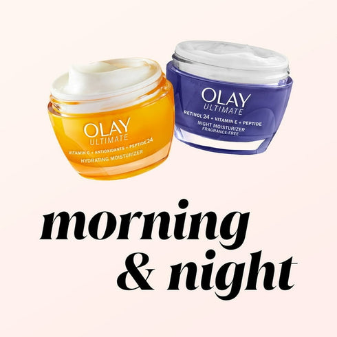 Olay Ultimate Vitamin C Hydrating Moisturizer, 1.7 oz Each, 2-Pack – Brightening Face Cream for Radiant, Glowing Skin